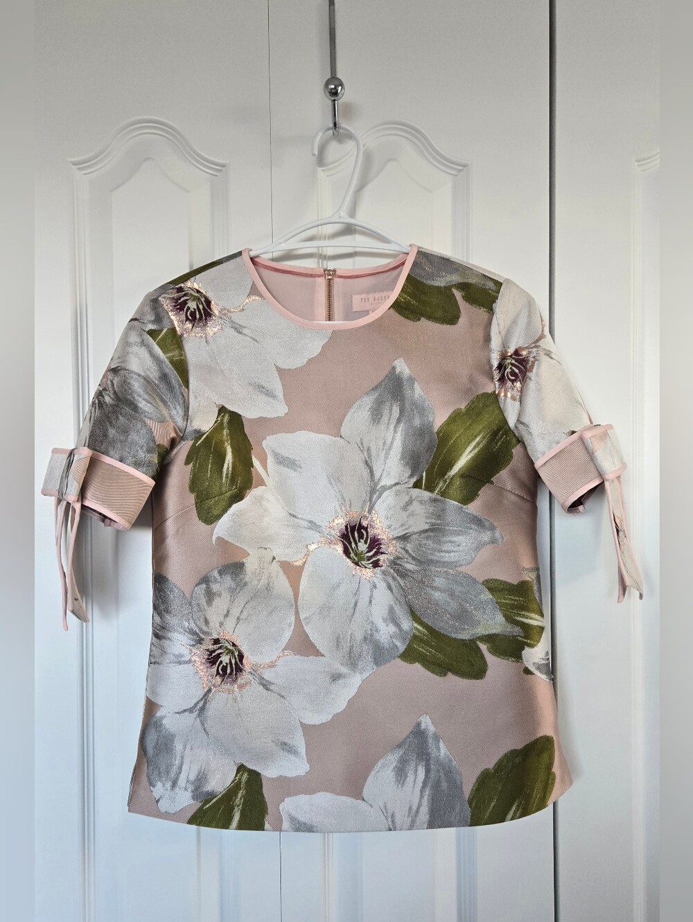 Ted Baker London Women's Pink Floral Blouse